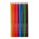 Pencils 12 colors Erichkrause Kids Space Animals, trihedral, wooden, euro suspension
