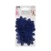 Knitted elements "Flowers", D = 4.5 cm, 10 pcs, dark blue color