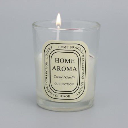 Aromatic candle in a glass "Sweet Love", rose, 5.5x6.5 cm-1