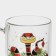 New Year's glass tea mug "New Year's snakes", 320 ml, mix