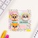 Icons sunset set 3 pcs d = 35 mm "Cute animals" with embossing 9x9 cm