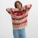 New Year. Knitted jumper KAFTAN Scandinavia size 46, red