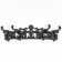 Hooks decorative cast iron "Heraldic lily with leaves" 13.6x12.8x38 cm