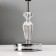 Ella table lamp E14 40W chrome 18x18x33.5 cm