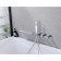 Bath mixer Abber Rund AF8731, hidden installation, shower set, shelf, chromium