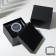 Gift box for the clock "Minimal", 9 × 9 (the size of the useful part is 8.3 × 8.3cm), the color is black