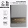 Deliciper of Leduced A5, 160 liters. Solid cover. Leatherette. Grey. Cream block