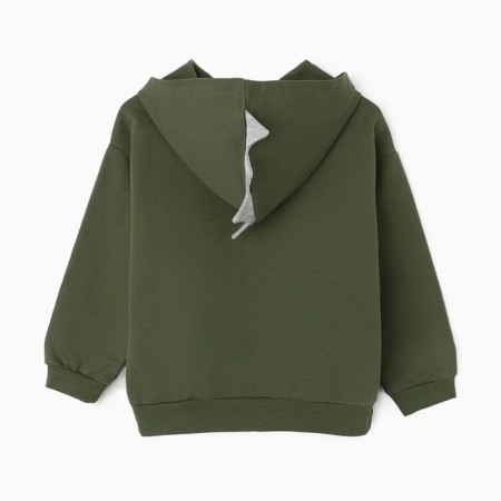 Sweatshirt for a boy, khaki color, height 92 cm-4