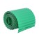 Border tape, 0.2 × 9 m, thickness 0.6 mm, plastic, corrugation, green, Greengo