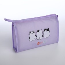 Lightning cosmetic bag, lilac color
