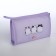 Lightning cosmetic bag, lilac color