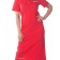 Female dress w.w.f.h., size 44, red color