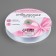 Satin tape, 20 mm × 91 ± 1 m, white color No. 01