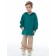 Sweatshirt for boys, height 104 cm, emerald color