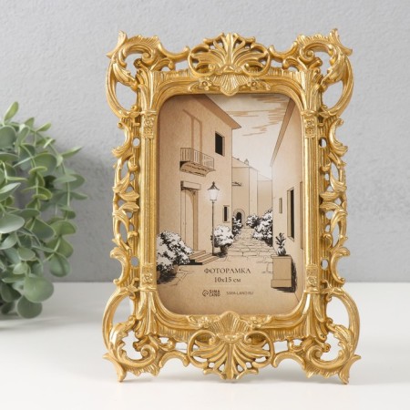 Photo frame Polystone 10x15 cm "Orel" gold 16x1.6x22.8 cm