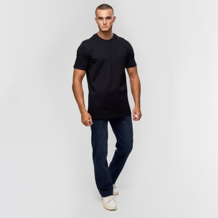 T -shirt male, black color/print mix, size 2xl-2