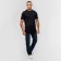 T -shirt male, black color/print mix, size 2xl
