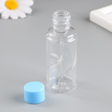 Bank for scrapbooking plastic "Wave bottle" 50 ml mix 3.3x3.3x8.2 cm-2