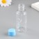 Bank for scrapbooking plastic "Wave bottle" 50 ml mix 3.3x3.3x8.2 cm