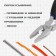 Pla -crossbars tundra tundra, nickelled, rubberized handles, 120 mm