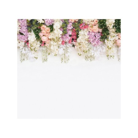 Organizer in a bath on suction cups "Spring Lilac", for storing toys and trifles, size 33x39 cm-1
