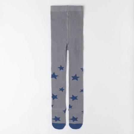Pantyhose children's kaftan "Stars" 104-110 cm, gray-1