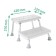 Bench for entering the bathtub two -stage