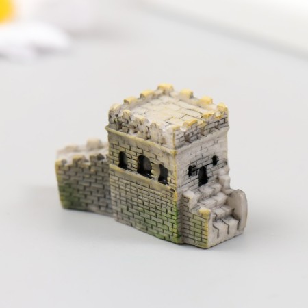 Figure for Florarium Polystone "Stone Fortress" 4.5x1.5x2.5 cm-3