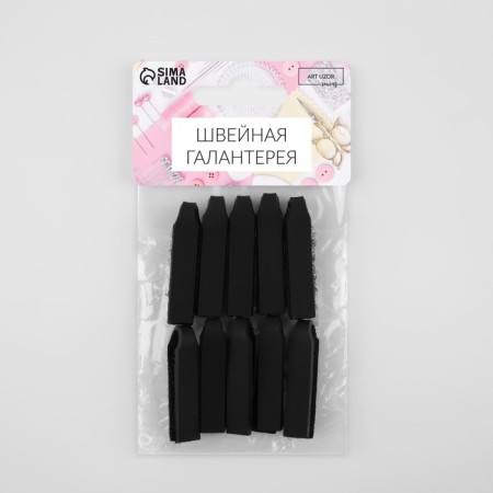 Poller for lightning, Velcro, 4 × 0.5 cm, 10 pcs, black color-6