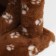 Cat house with a claw, two -story, with windows, 50x36x75 cm, brown with paws