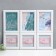 Photo frame in 6 photos 10x10, 10x15 cm "Classic" White set 6 pcs 31.5x40 cm