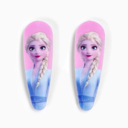 Hair hair clip, 2 pcs, 5.5 cm, cold heart-3