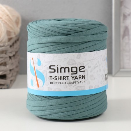 Knitted yarn secondary 90% cotton, 10% p/e, 100m/450 ± 50 g (wormwood) mix-1