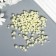 Decor for creativity plastic "Balls. Light yellow" d = 1.5-8 mm, set 10 grams