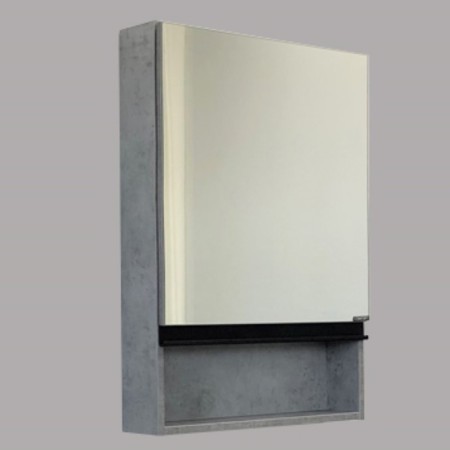 Mirror Comfort Comforty Edinburge 60 for the bathroom, color Bright concrete