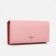 Women's wallet on magnets, pink color