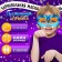 Carnival mask "Cool snake" Blue color