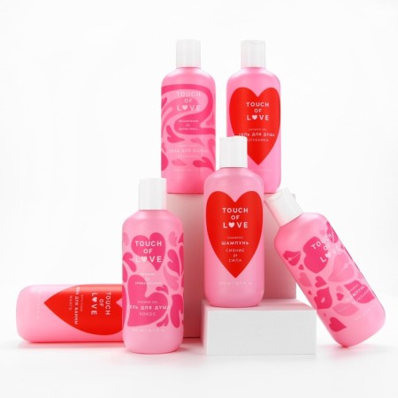 Shower gel Just Love, 300 ml, strawberry aroma, pure happiness-15