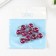 Suspension decorative for creativity glass "ball" d = 1.6 cm set 10 pcs