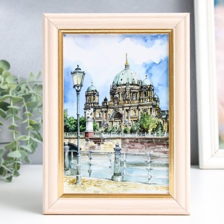 Key "Berlin 3" Milk oak 15x21 cm