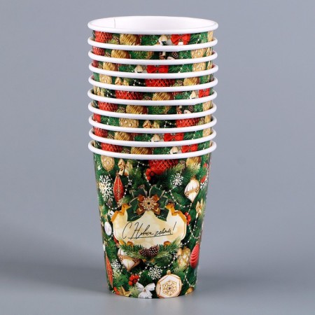 A single -paper cup "Happy New Year"-3