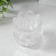 Glass of glass per 1 candle "Sninker" transparent 7x7x7 cm