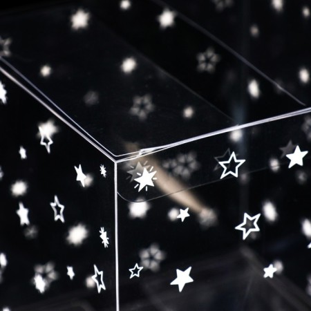 Folding box from PVC "Starfall", 10 x 10 x 10 cm-2
