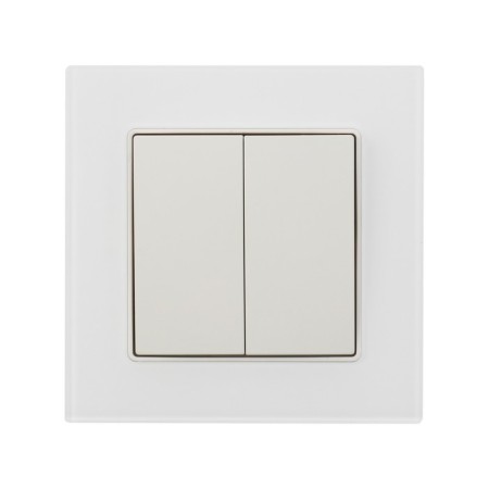 Silent Matt Matte Glass, 10 A, 2 cl., Hidden, glass, white-2