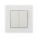 Silent Matt Matte Glass, 10 A, 2 cl., Hidden, glass, white