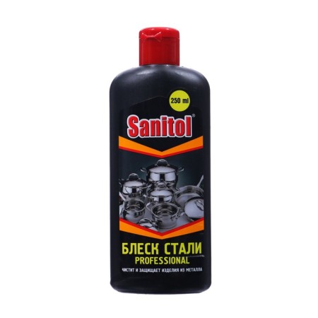 Sanitol brilliance, 250 ml stainless steel cleaning