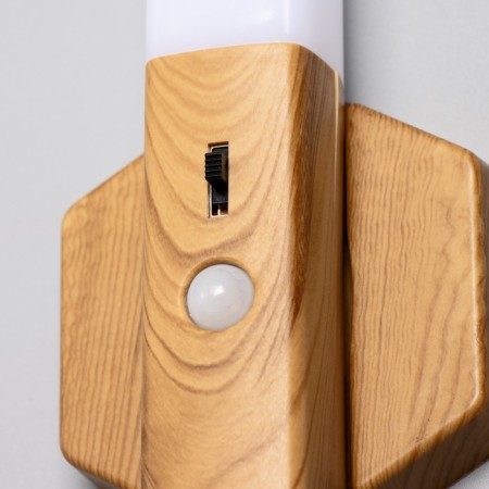 Sconces with a junik motion sensor LED from batteries 3haaa 9.5x3x20 cm-11