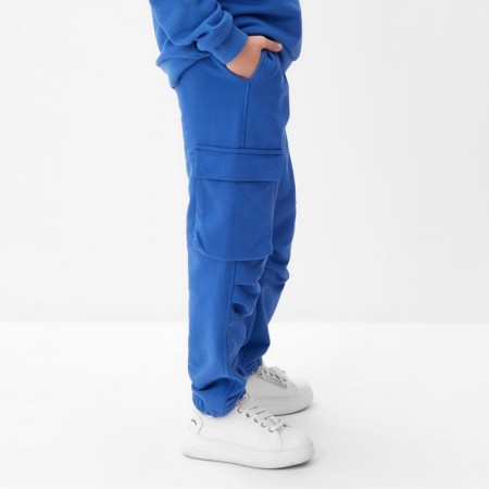 Children's pants Minaku, blue color, height 140 cm-2