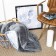 Плед меховой Stenova Home Frost gray, размер 140x200 см