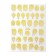 Nail stickers 10.2*8cm patterns CB-173 Gold qf substrate
